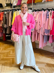 Linen Wide Leg Cullottes