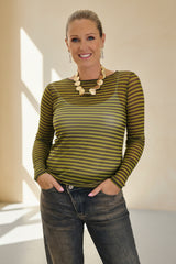 Cashmere Blend Base-Layer - Boat Neck