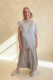 Purdy Silky Laaggenlook Co-ord