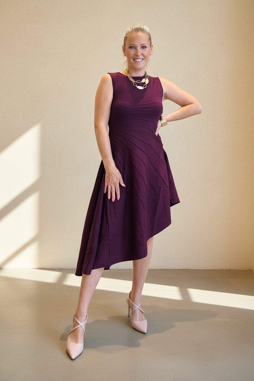 Body Con Assymetric Dress
