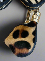 Cow Hide Bag Charm/Key Ring
