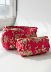 Quilted Cotton Travel Duo