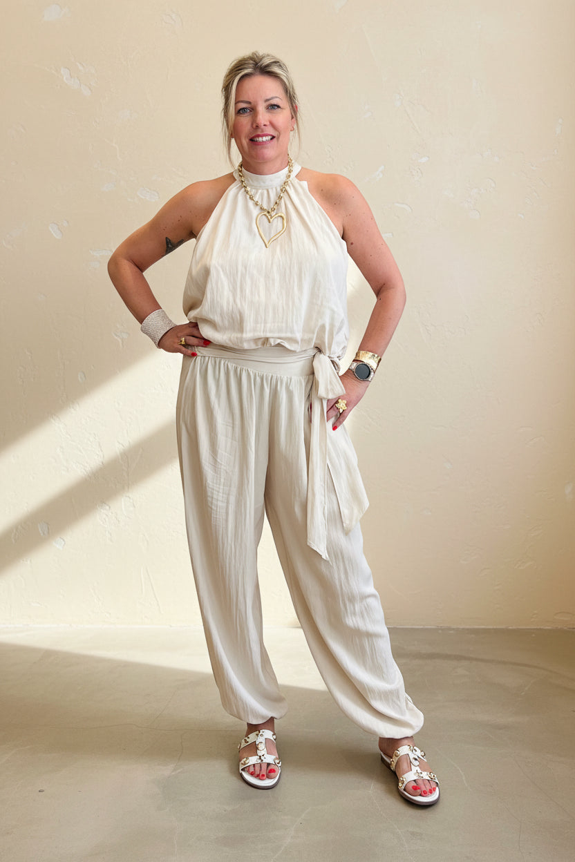 Sammy High neck Baloon Trouser Co-ord