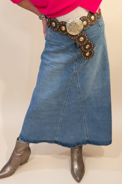 Denim Maxi Skirt