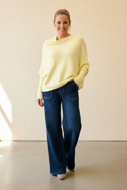 Asymmetric Slouch Italian Soft Knit
