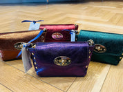 Piccola  Italian Bag - Metallic Leather