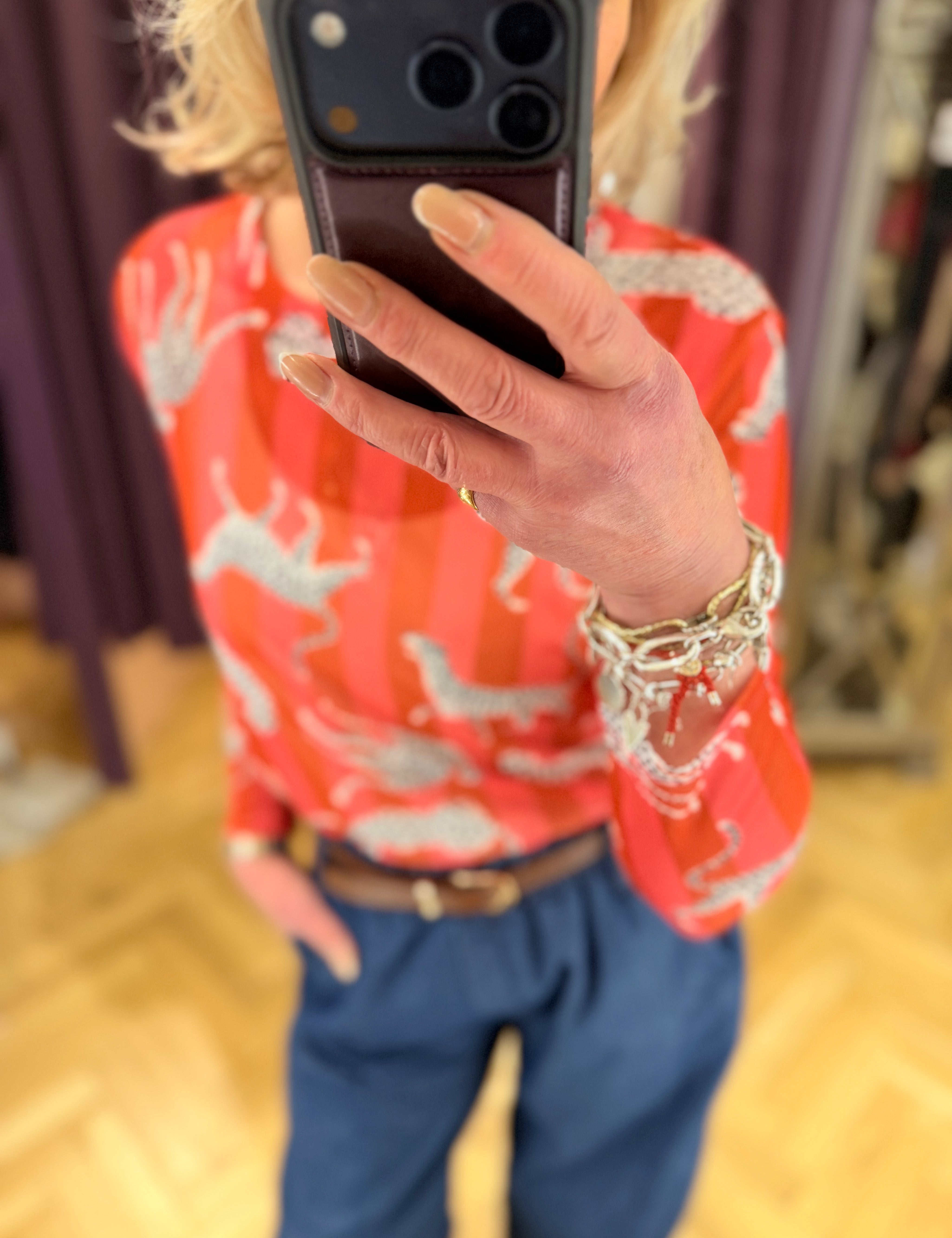 Leona Layering Mesh Top