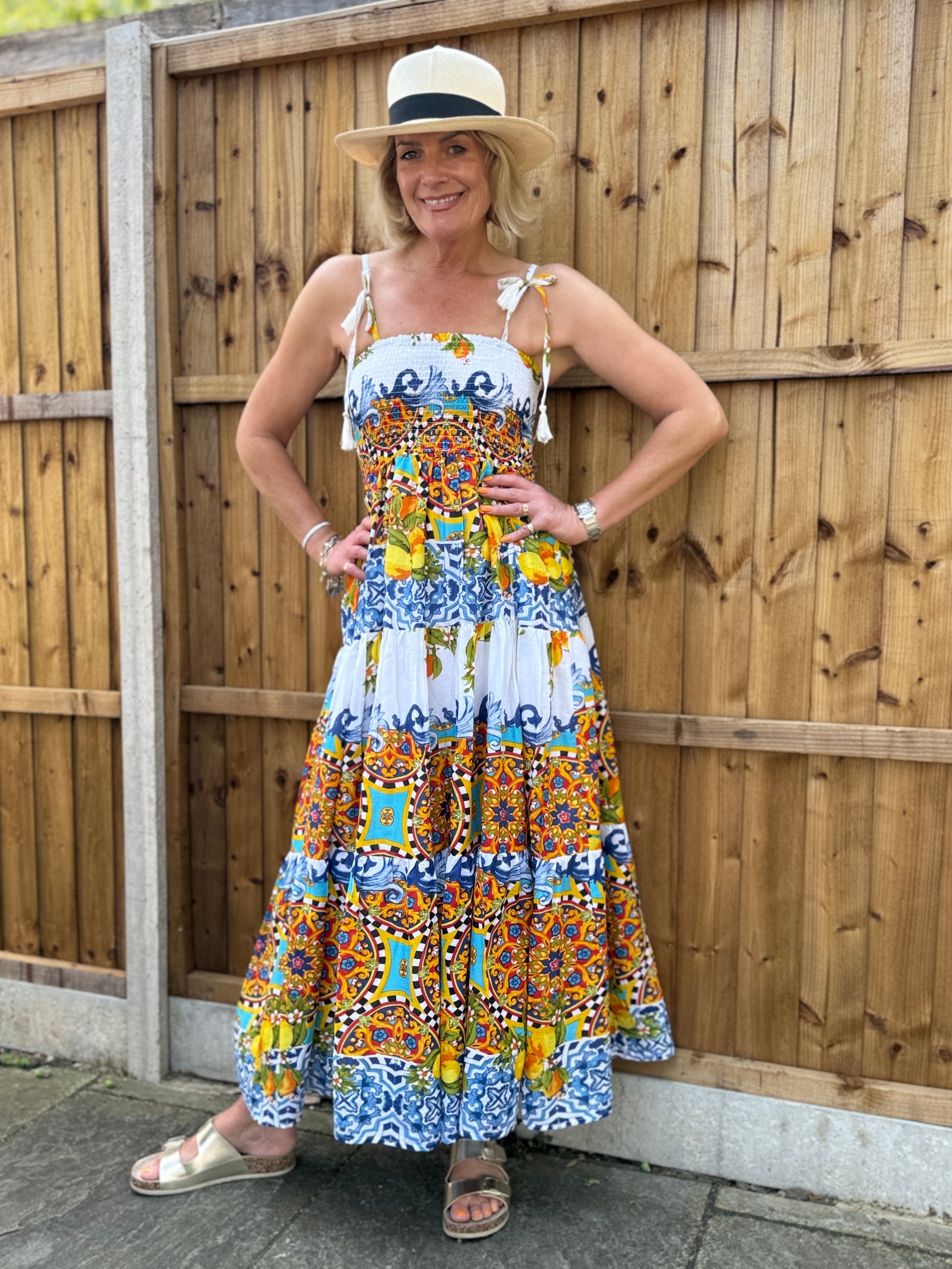 Majolica Luxe Sun-Dress