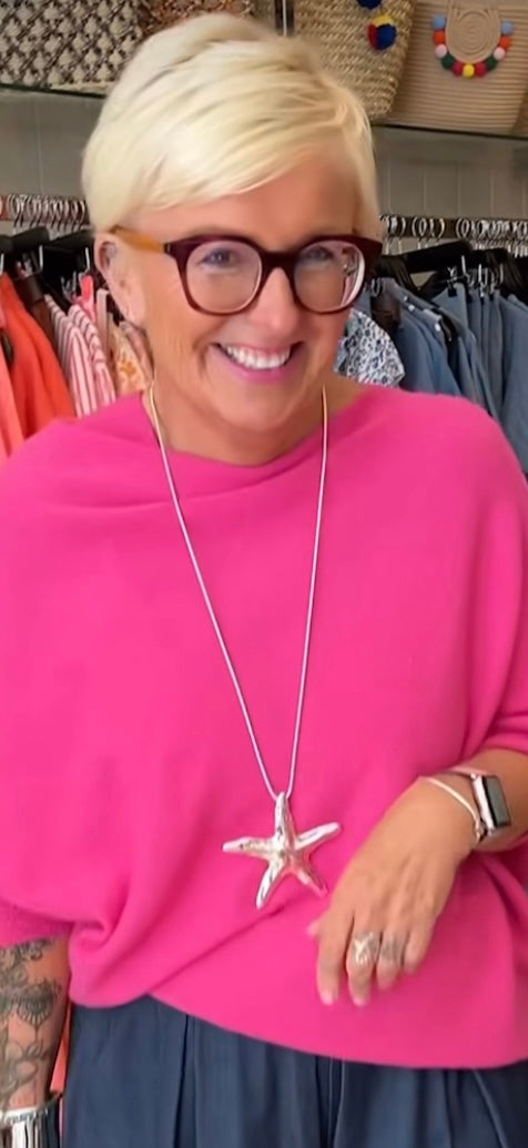 Star Fish Statement Necklace