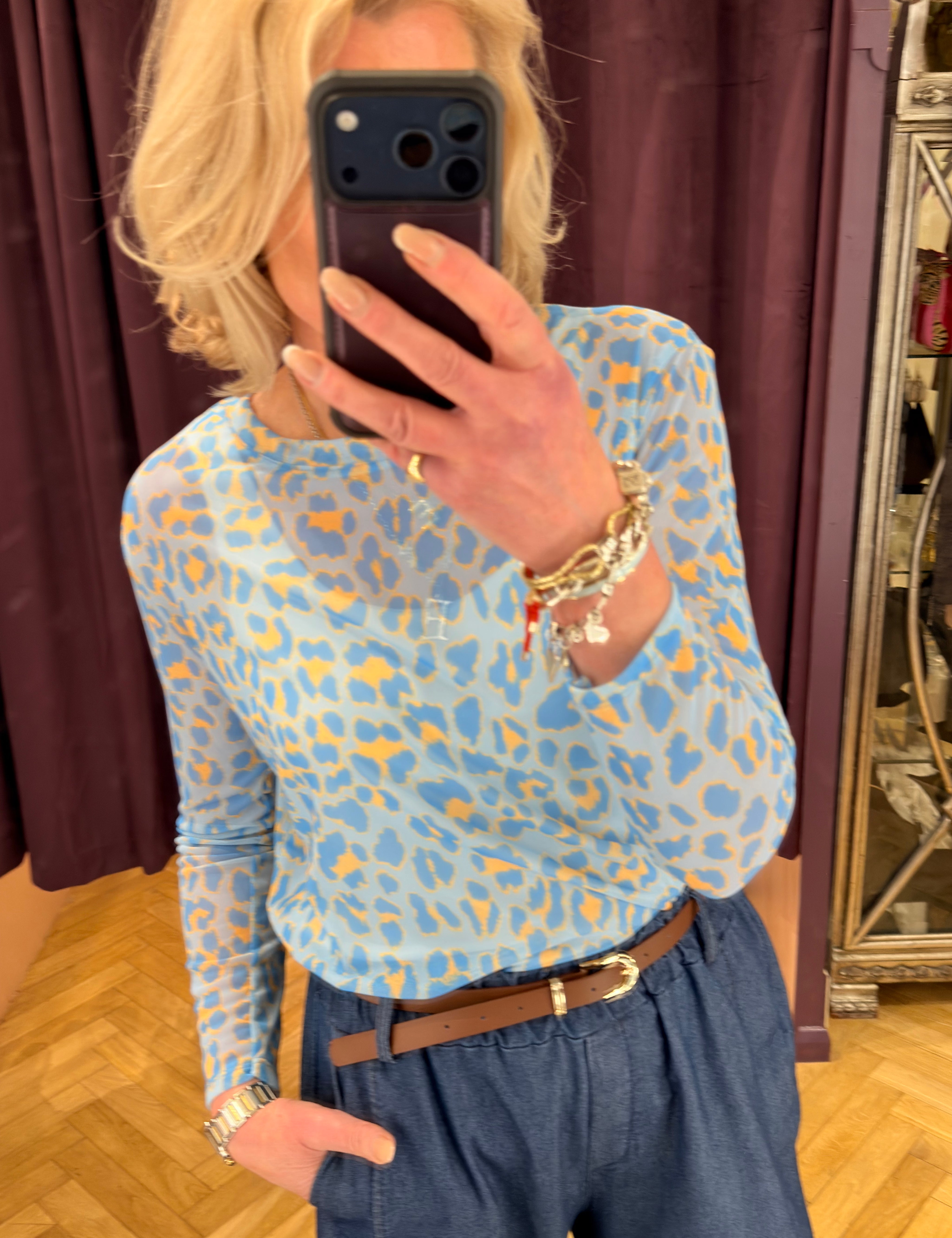 Leona Layering Mesh Top