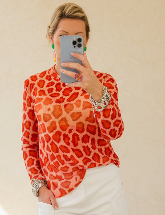 Leona Layering Mesh Top