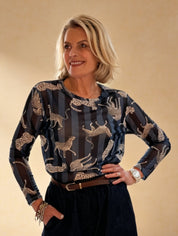 Leona Layering Mesh Top