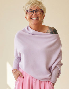 Asymmetric Slouch Italian Soft Knit