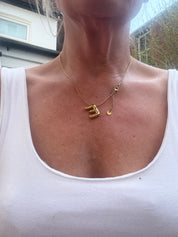 Initial Charm Necklace