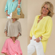 Oversized Balloon Sleeve Shirt