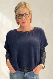 Sleeveless Boxy Knit