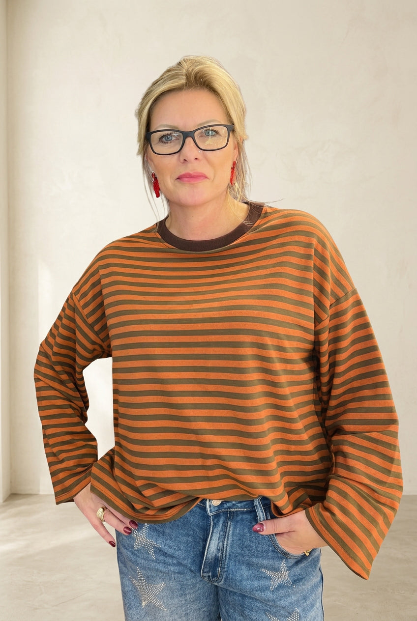 Dolly Mixture Stripe T Shirt