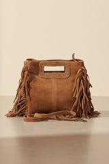 Suede Fringe Grab Bag