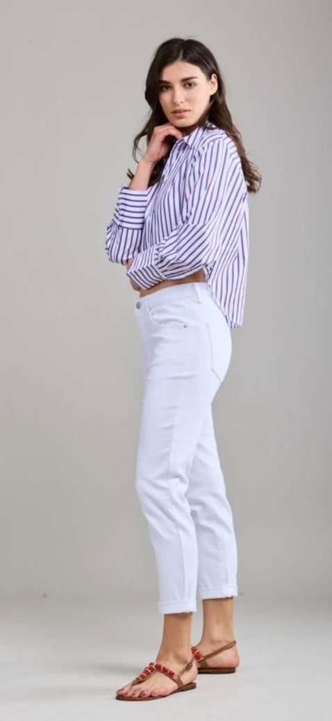 Toxic 3  - 7/8 Length Skinny Boyfriend Jeans