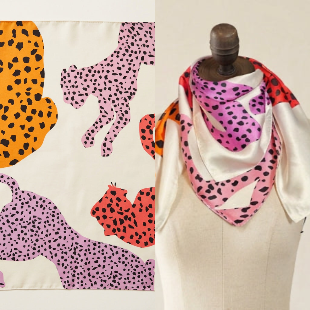 Square Silky Scarf