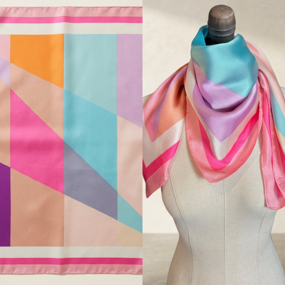 Square Silky Scarf